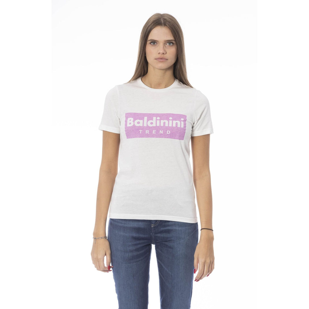 Baldinini Trend MANTOVA TSD02 T-shirt Maglietta Donna Bianco - BeFashion.it