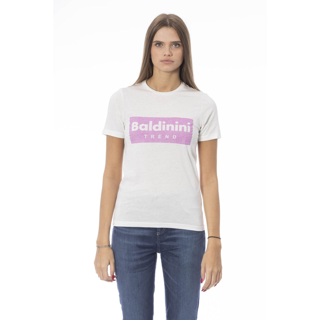 Baldinini Trend MANTOVA TSD02 T-shirt Maglietta Donna Bianco