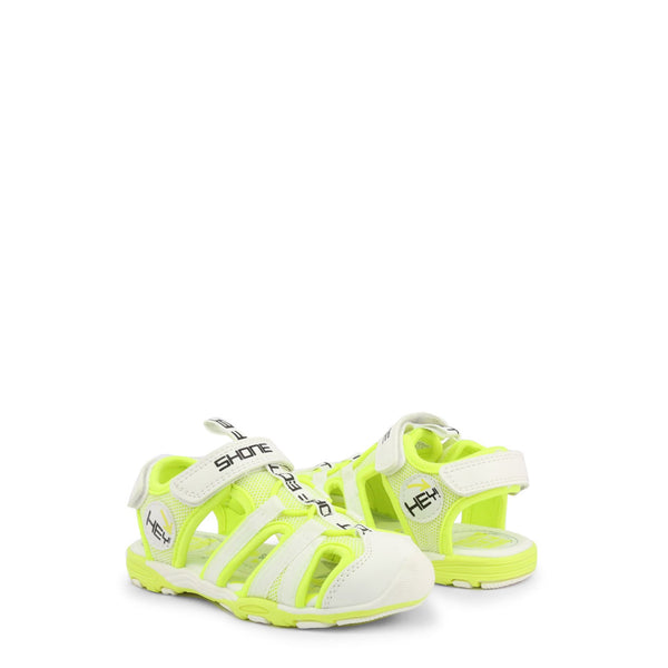 Shone 3315-035 Scarpe Sandali Bambino Bimbo Bianco Giallo Bianco - BeFashion.it