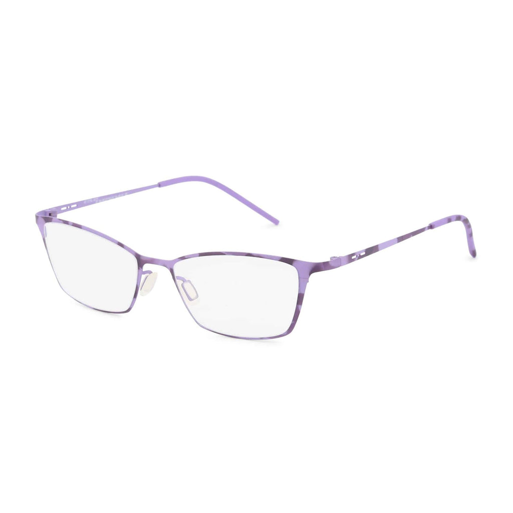 Italia Independent 5208A Occhiali da Vista Neutri Montatura Donna Made in Italy Viola - BeFashion.it