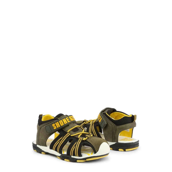 Shone 3315-030 Sandali Bambino Bimbo Verde Militare Giallo