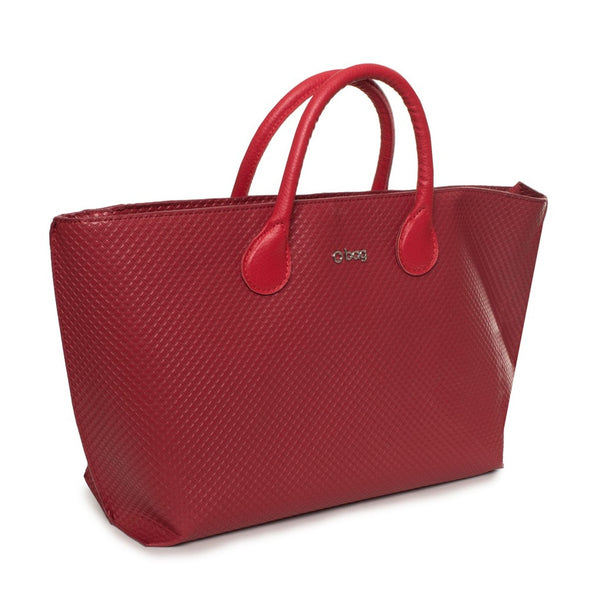 O bag COMP25ST-MIS75 Borsa a Mano Donna Rosso