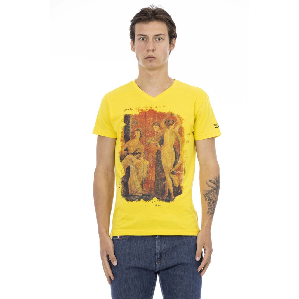 Trussardi Action 2AT145 T-shirt Maglietta Uomo Giallo - BeFashion.it