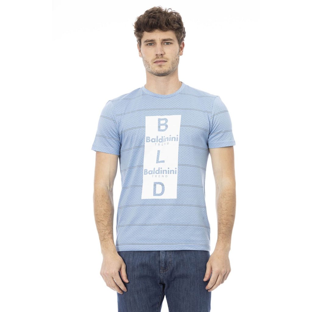 Baldinini Trend COMO TSU538 T-shirt Maglietta Uomo Celeste - BeFashion.it