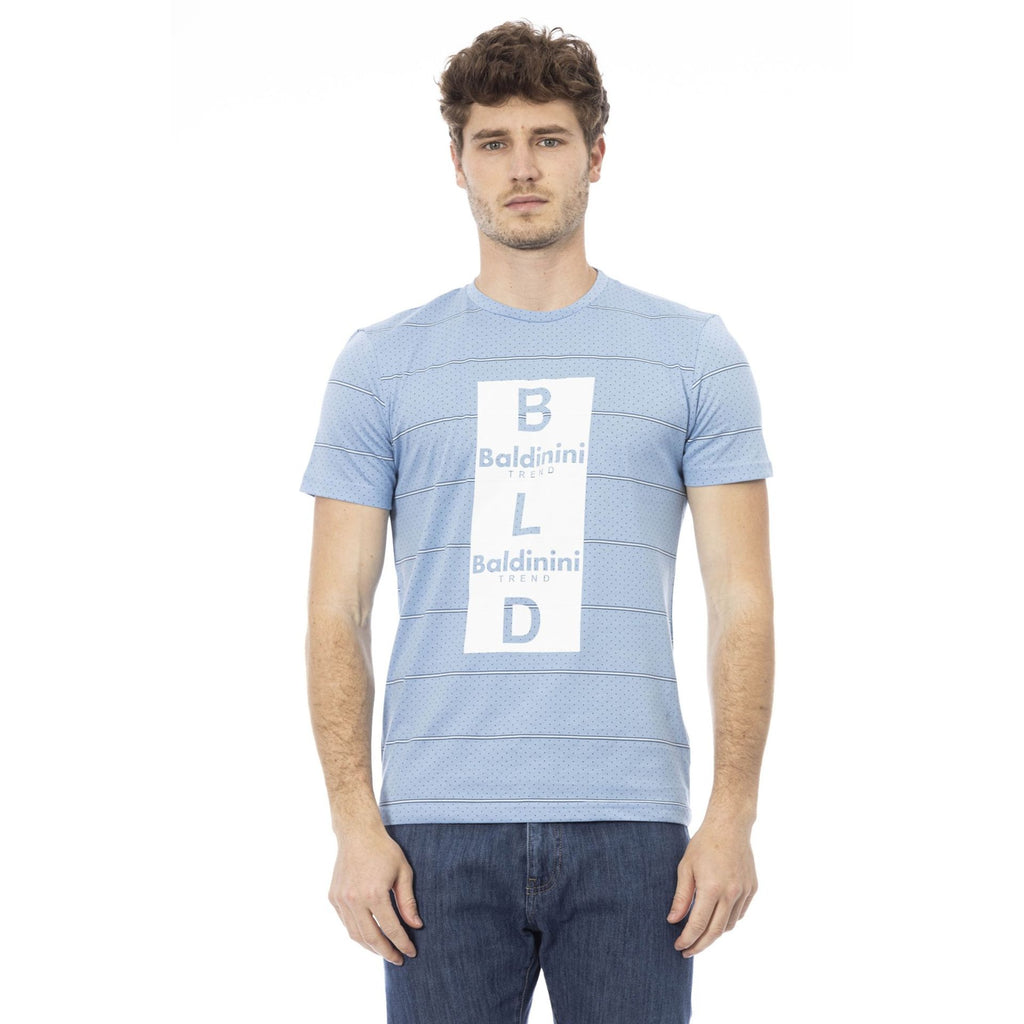 Baldinini Trend COMO TSU538 T-shirt Maglietta Uomo Celeste