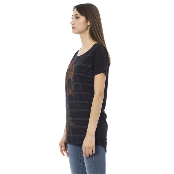 Trussardi Action 2BT04A T-shirt Maglietta Donna Nero - BeFashion.it