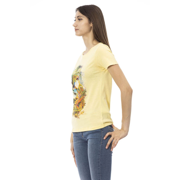 Trussardi Action 2BT16 T-shirt Maglietta Donna Giallo