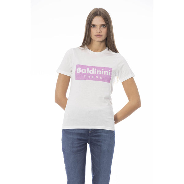 Baldinini Trend MANTOVA TSD02 T-shirt Maglietta Donna Bianco