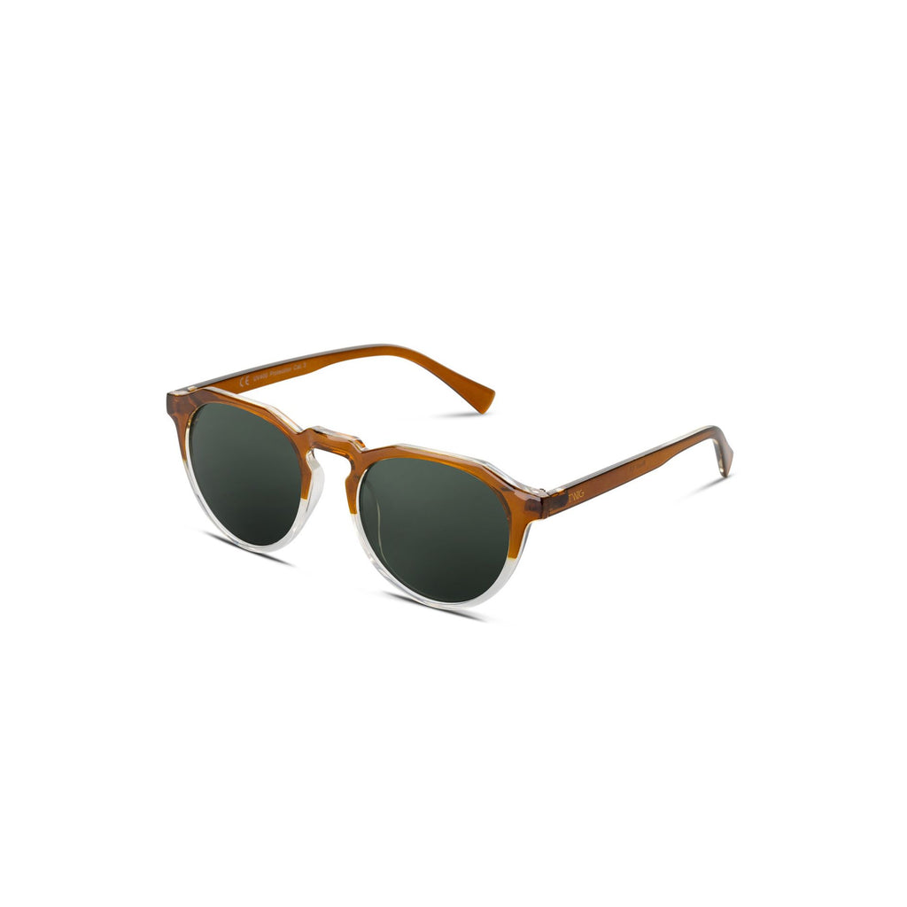 Twig WOOLF WOF02 Occhiali da Sole Unisex Marrone Verde