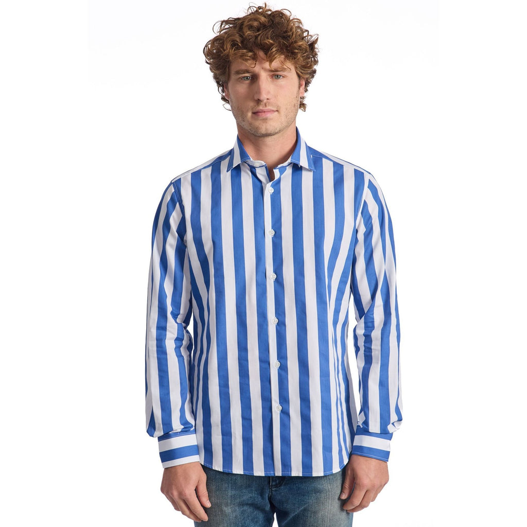 Baldinini Trend MATCHPOINT 62 Camicia Uomo Made in Italy Blu - BeFashion.it