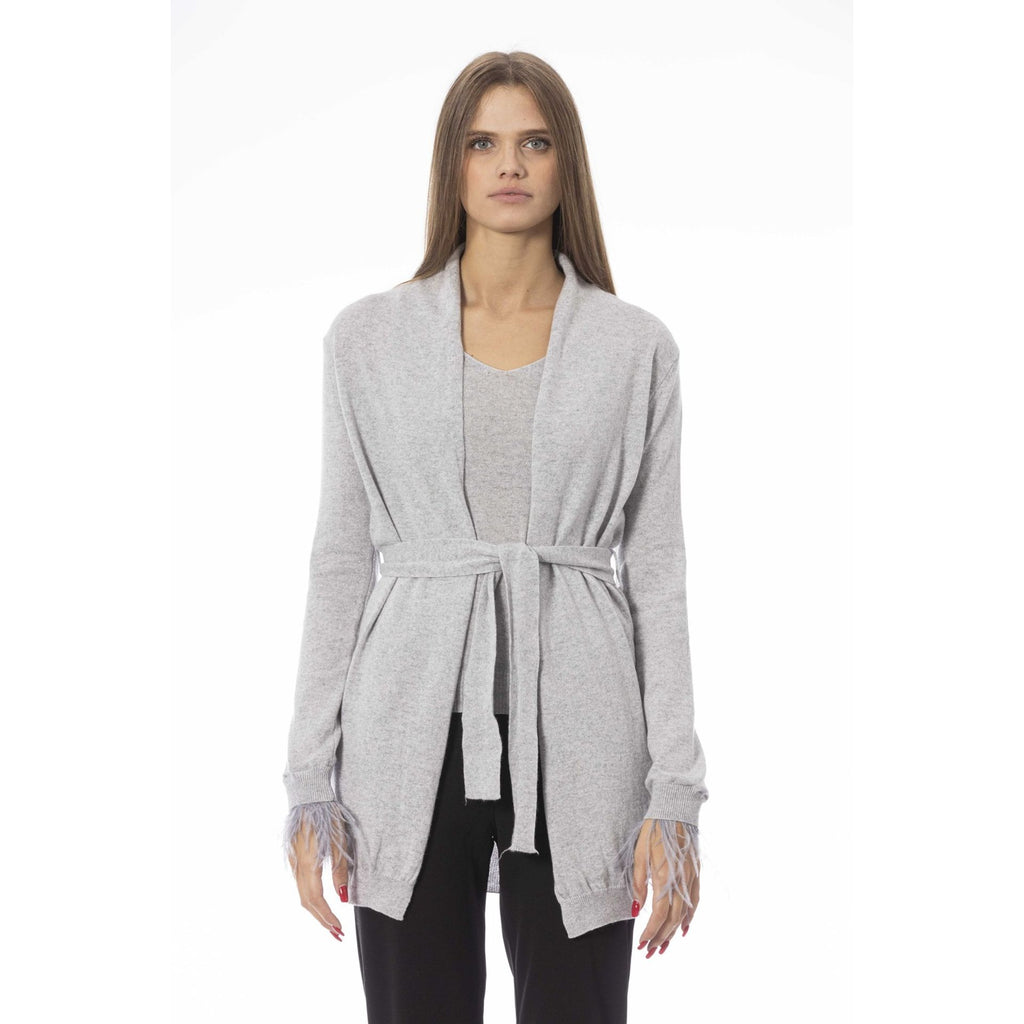 Baldinini Trend VOLTERRA NW1183LXP Maglia Donna Made in Italy Grigio - BeFashion.it