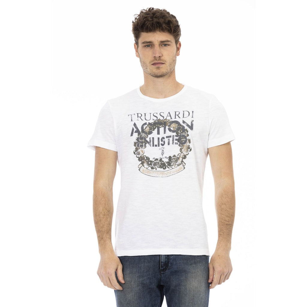 Trussardi Action 2AT17 T-shirt Maglietta Uomo Bianco