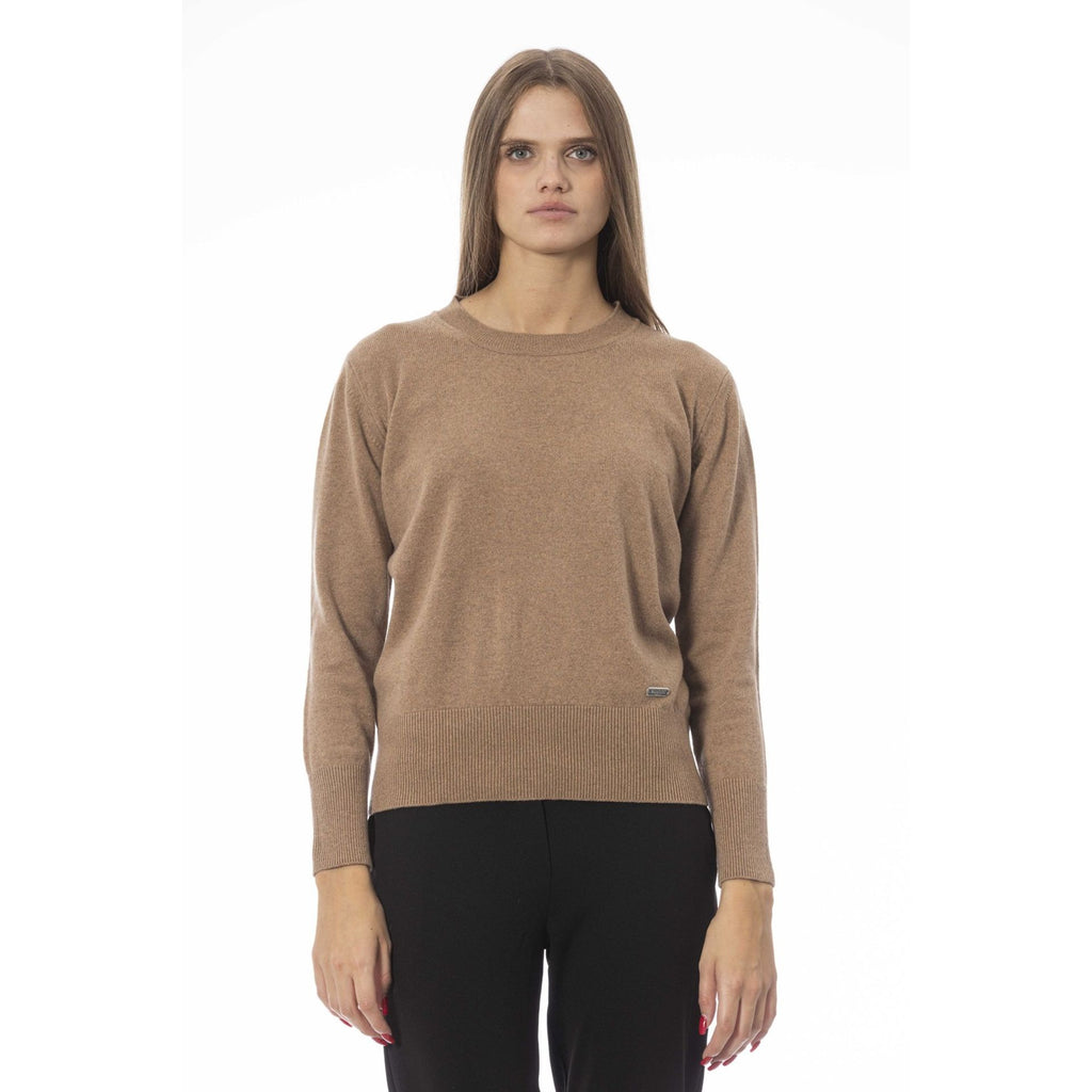 Baldinini Trend MATERA AD8800CE Maglia Maglione Donna Marrone - BeFashion.it