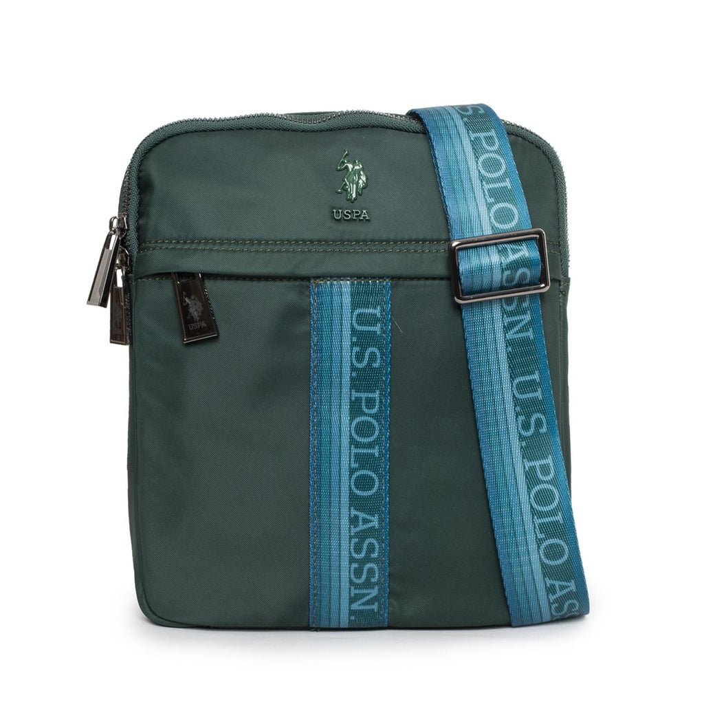 U.S. Polo Assn. BIUPJ6147MIP700 Borsa a Tracolla Uomo Verde