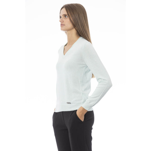 Baldinini Trend GENOVA DV8018 Maglia Donna Celeste - BeFashion.it