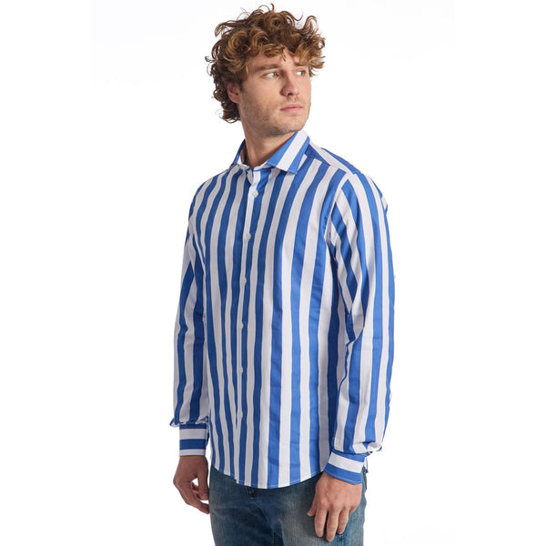 Baldinini Trend MATCHPOINT 62 Camicia Uomo Made in Italy Blu - BeFashion.it