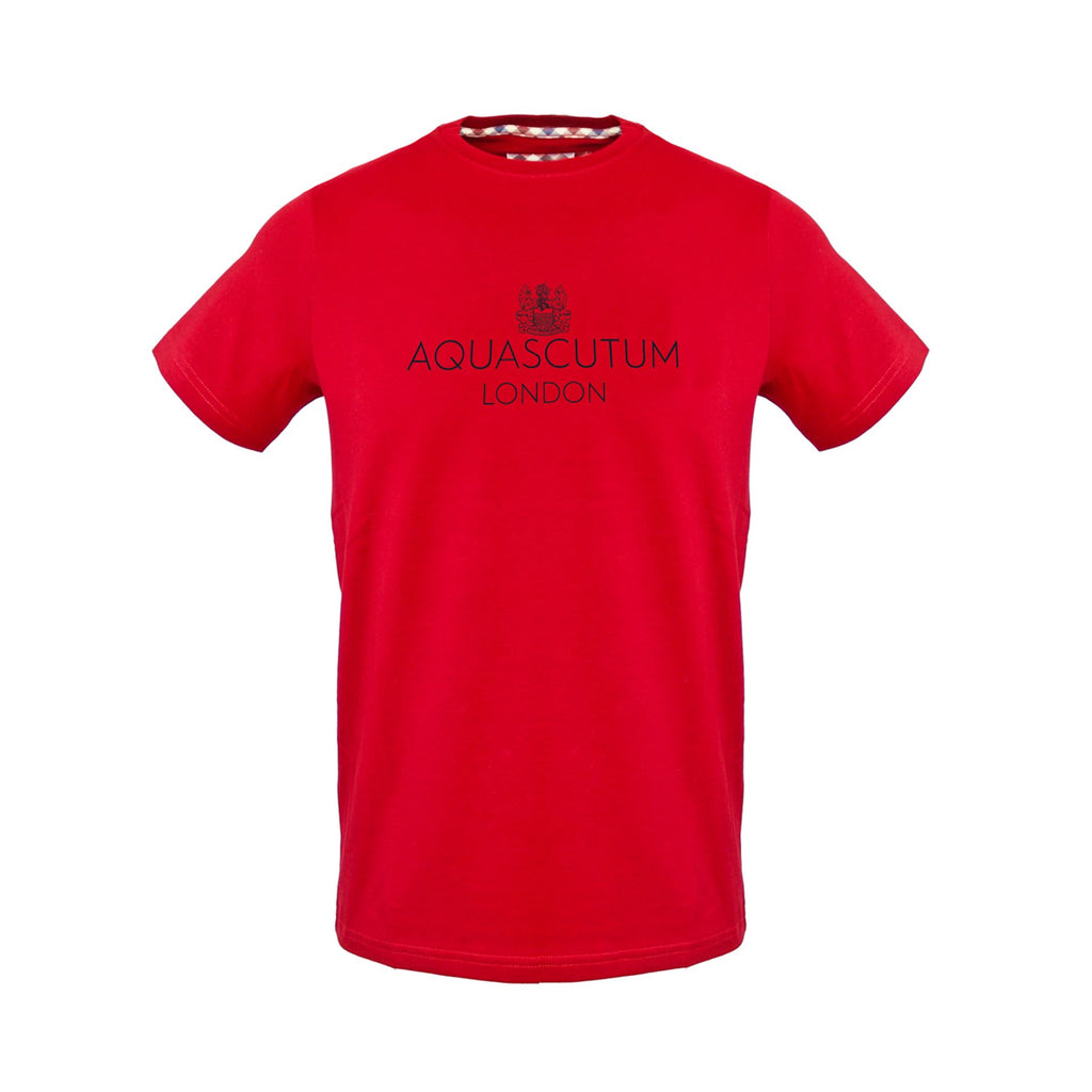 Aquascutum TSIA126 T-shirt Maglietta Uomo Rosso - BeFashion.it