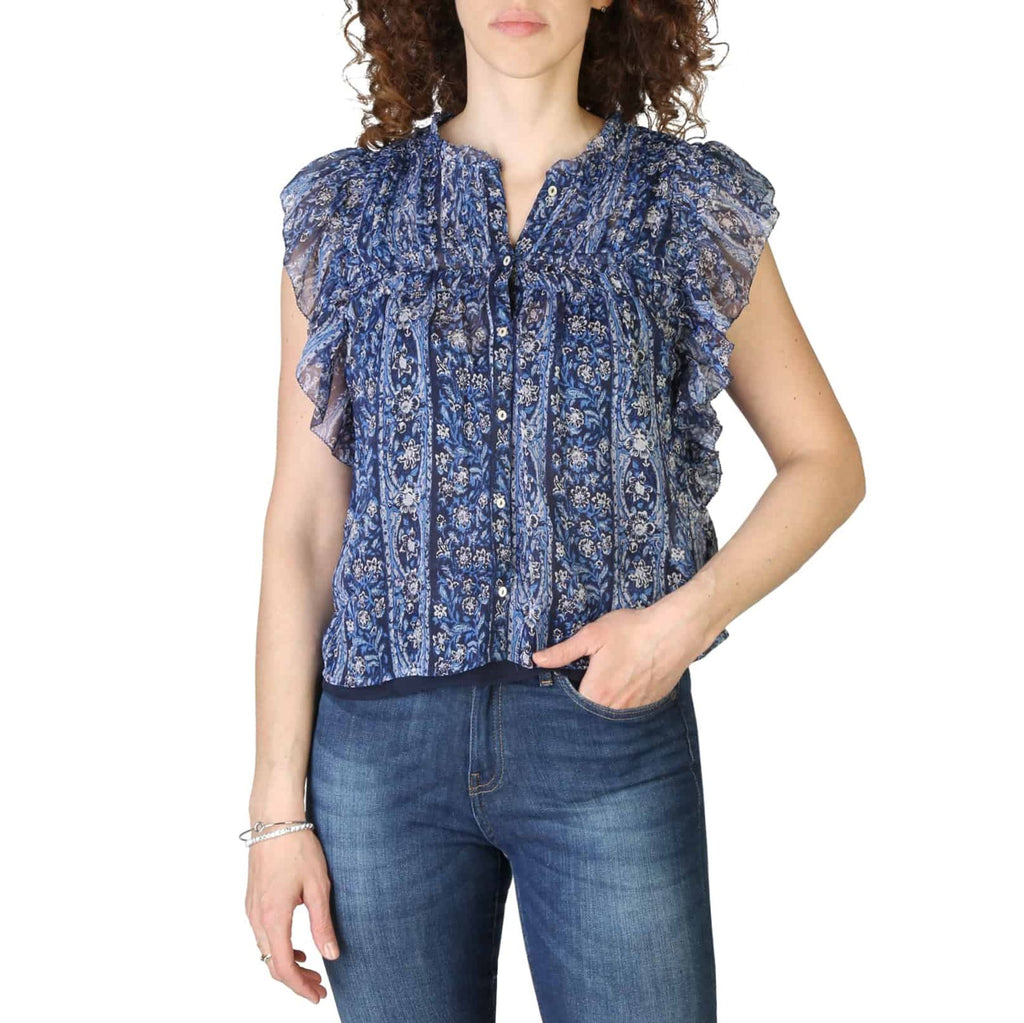 Pepe Jeans JANEL PL304240 Camicia Donna Blu Navy - BeFashion.it