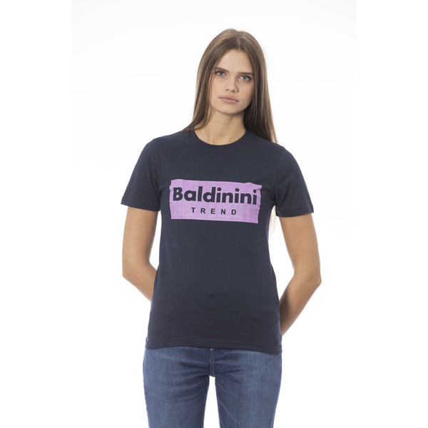 Baldinini Trend MANTOVA TSD02 T-shirt Maglietta Donna Blu Navy