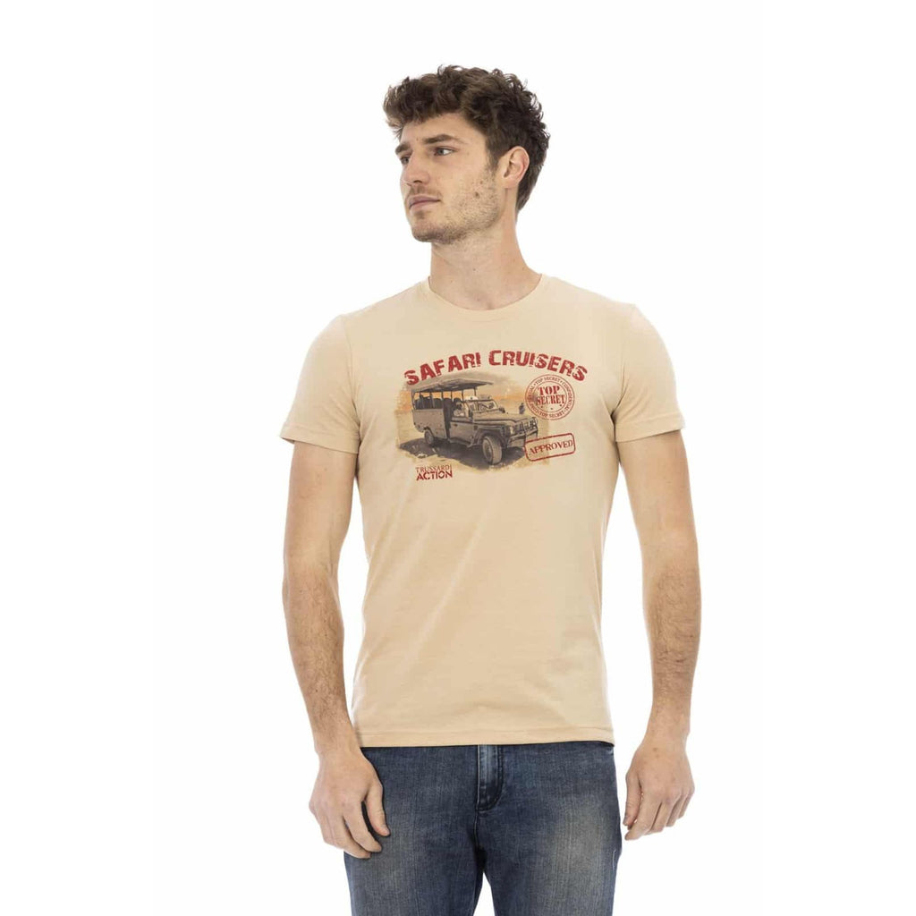 Trussardi Action 2AT02B T-shirt Maglietta Uomo Beige