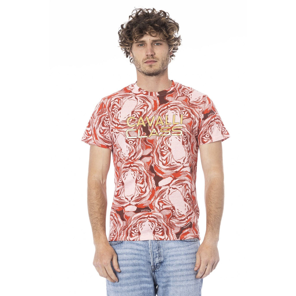 Cavalli Class CLL2MTS05SXH01D T-shirt Maglietta Uomo Rosso - BeFashion.it