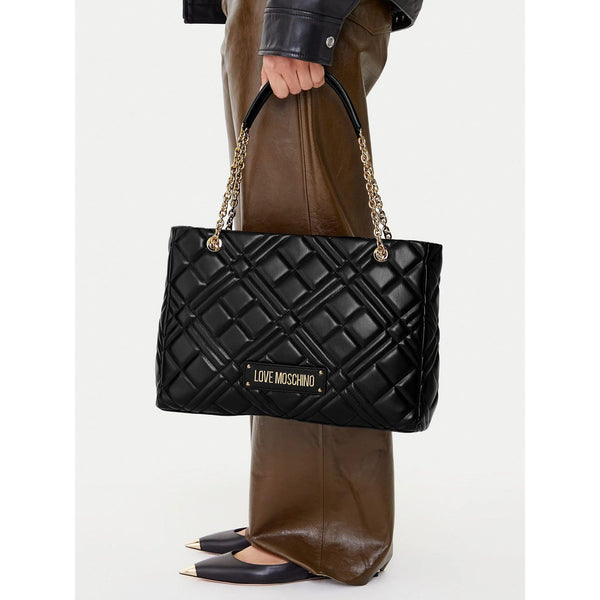 Love Moschino QUILTED JC4145 Borsa a Mano Donna Nero
