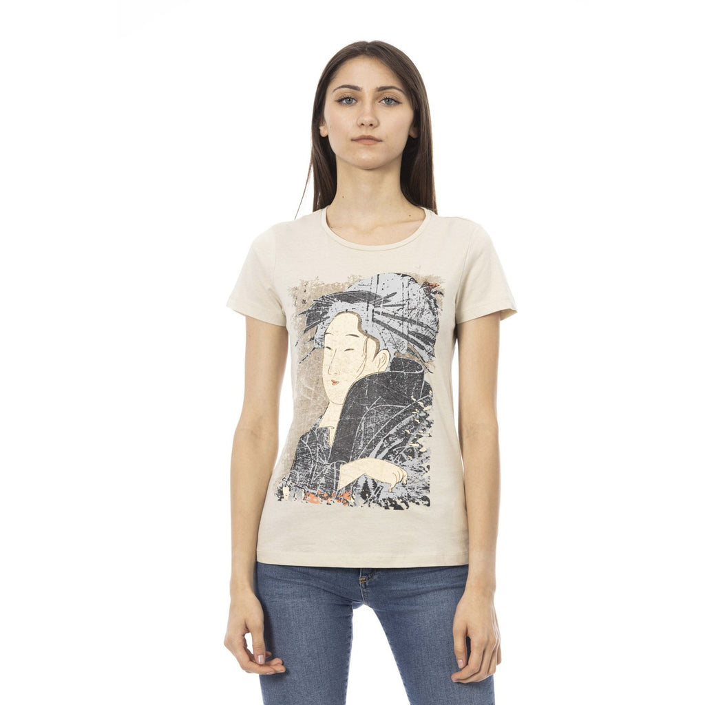 Trussardi Action 2BT05M T-shirt Maglietta Donna Sabbia