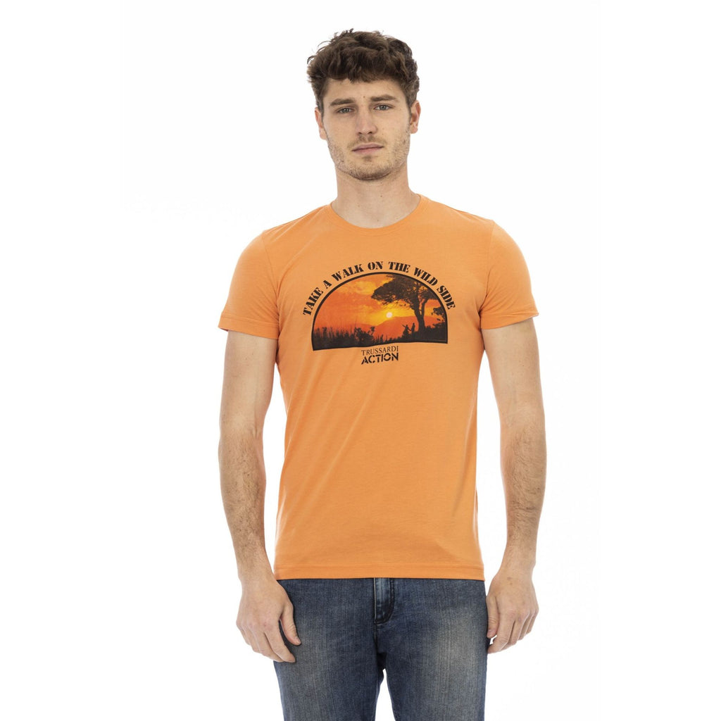 Trussardi Action 2AT03B T-shirt Maglietta Uomo Arancione