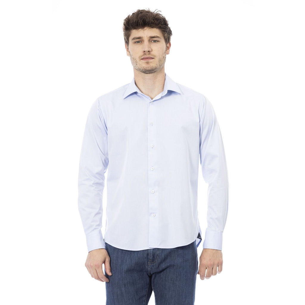 Baldinini Trend REGAL 155 Camicia Uomo Made in Italy Celeste - BeFashion.it