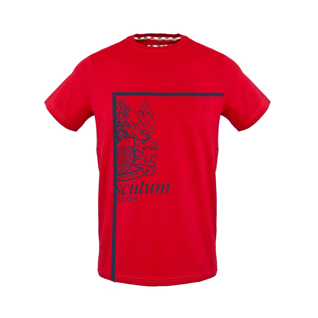 Aquascutum TSIA127 T-shirt Maglietta Uomo Rosso - BeFashion.it