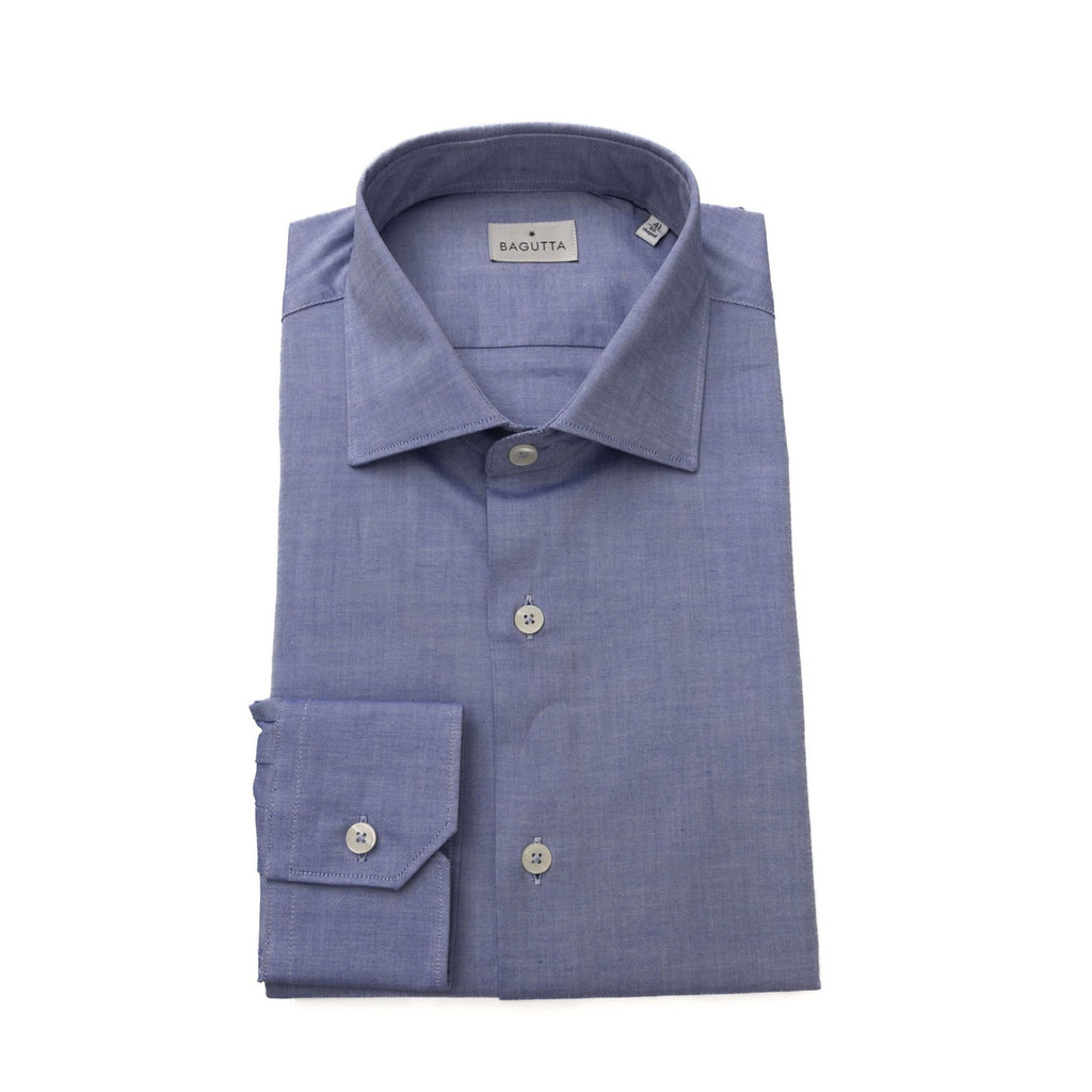 Bagutta MIAMI 11509 Camicia Uomo Blu - BeFashion.it