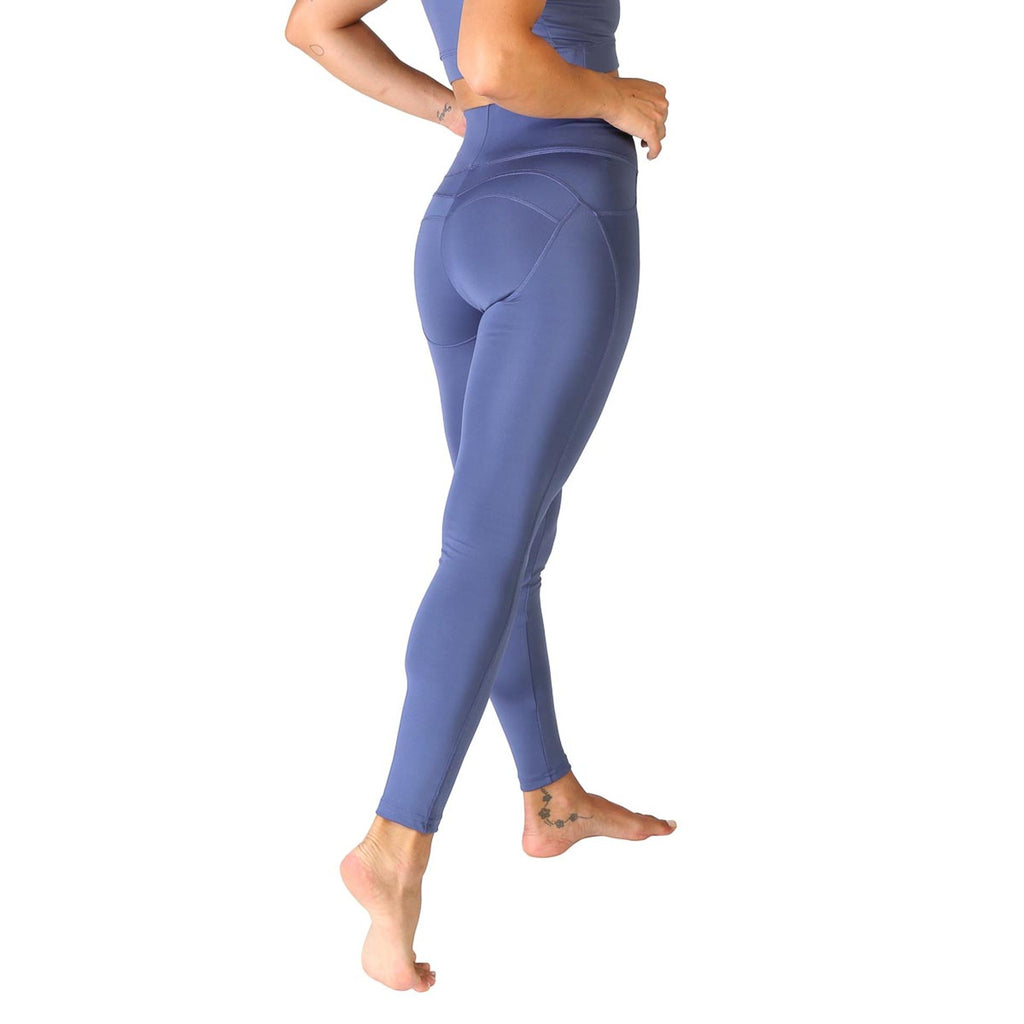 Bodyboo BB24004 Leggings Push Up Donna Azzurro