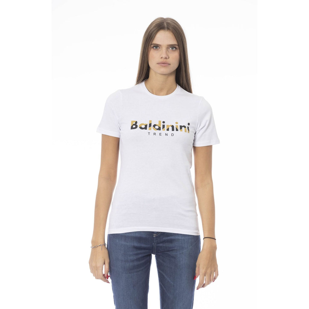 Baldinini Trend MANTOVA TSD04 T-shirt Maglietta Donna Bianco