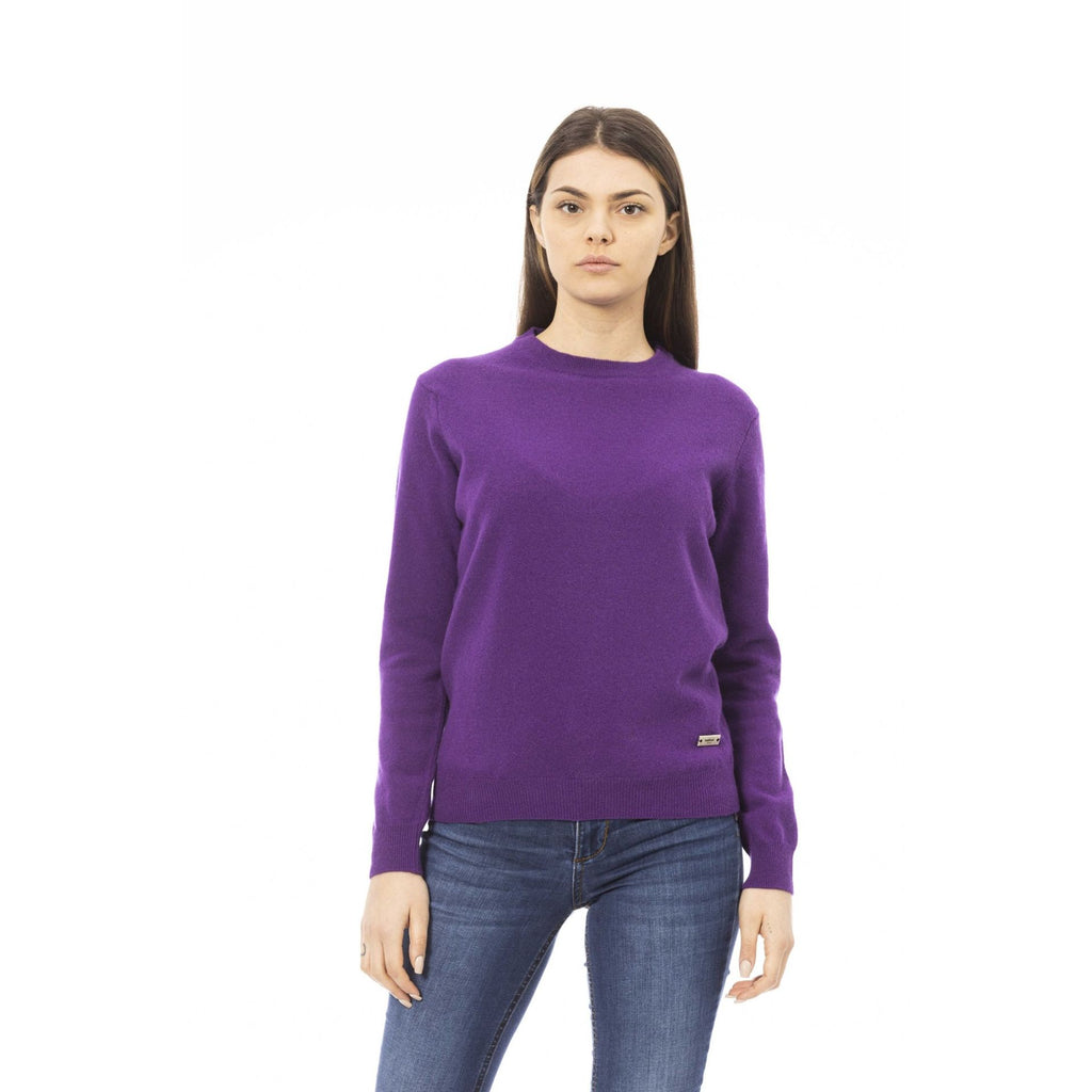 Baldinini Trend GENOVA GC8019 Maglia Donna Made in Italy Viola