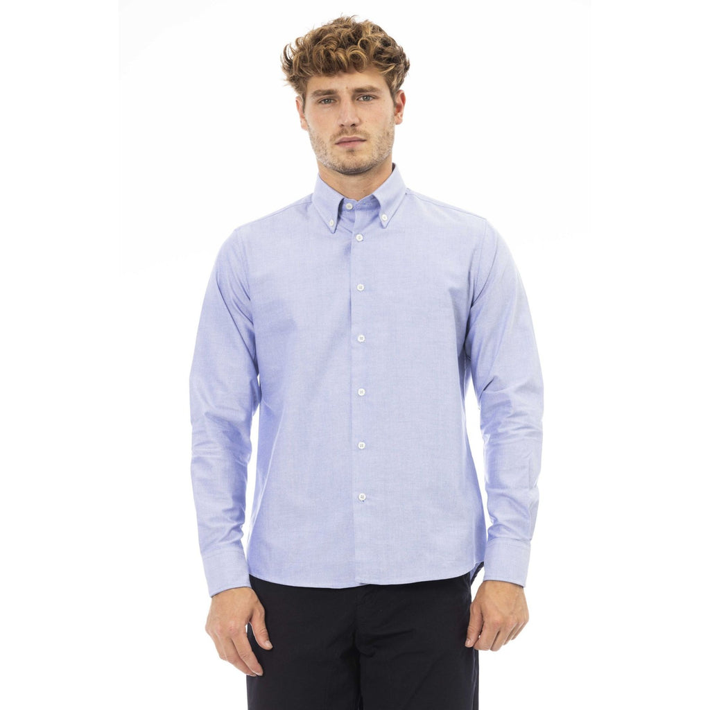 Baldinini Trend ANCONA 360 Camicia Uomo Made in Italy Azzurro - BeFashion.it