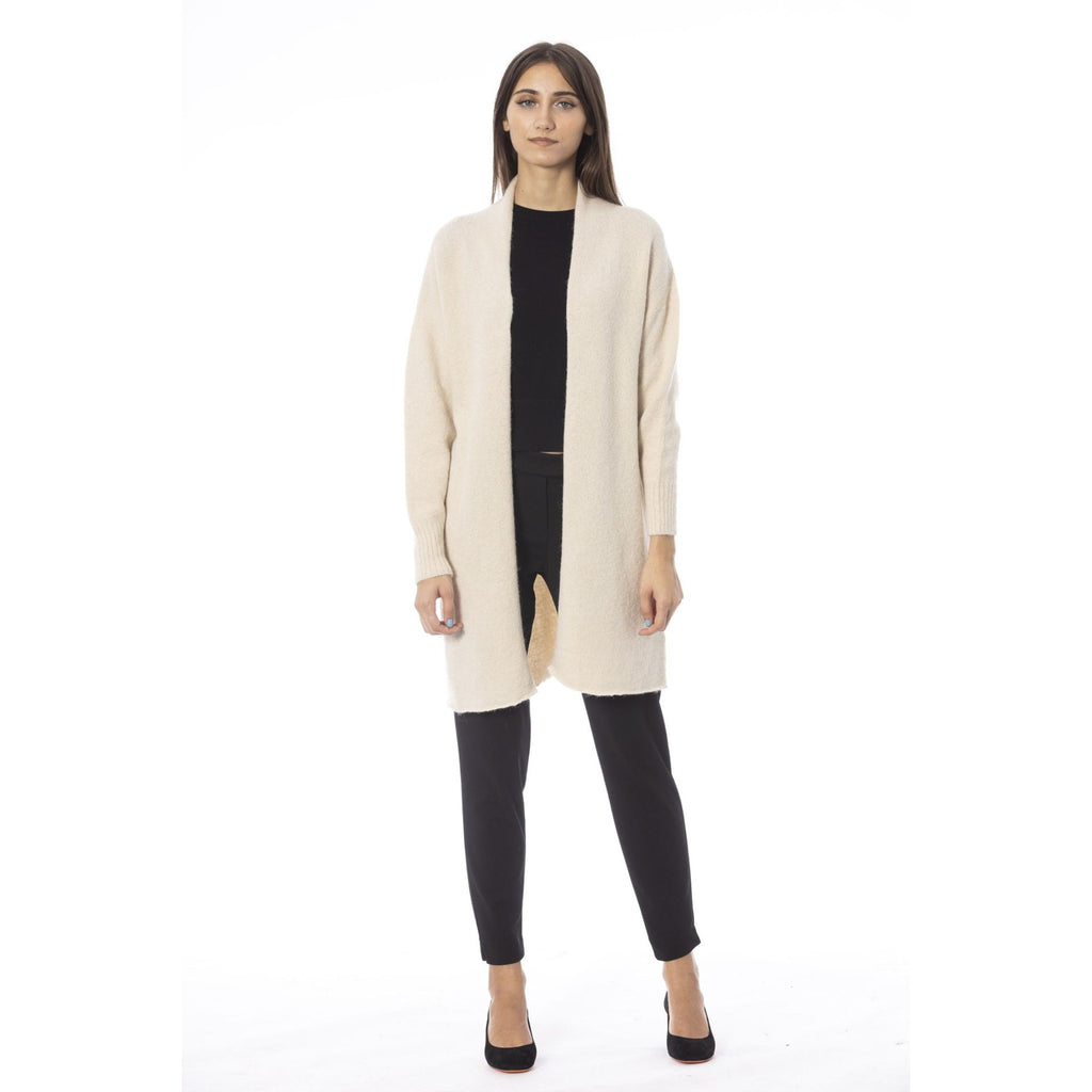 Alpha Studio AD8252EE Maglia Donna Made in Italy Bianco