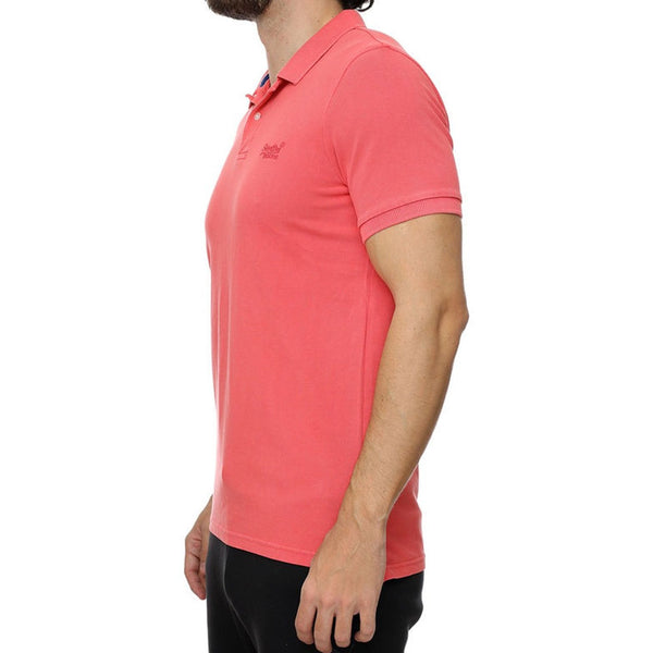 Superdry M1110345A Polo Uomo Fucsia