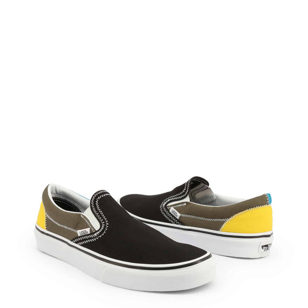 Vans CLASSIC SLIP-ON VN0A4U3819Y1 Scarpe Slip-on Unisex Nero Giallo - BeFashion.it