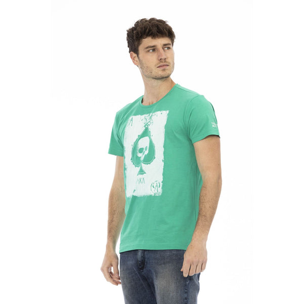 Trussardi Action 2AT32 T-shirt Maglietta Uomo Verde Smeraldo