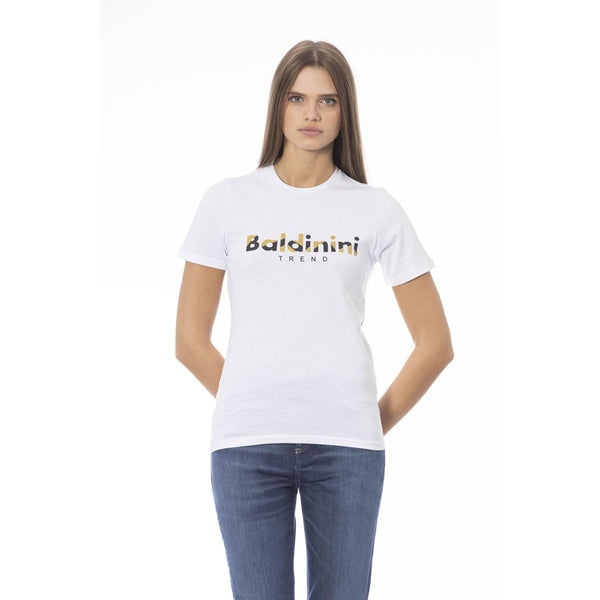 Baldinini Trend MANTOVA TSD04 T-shirt Maglietta Donna Bianco