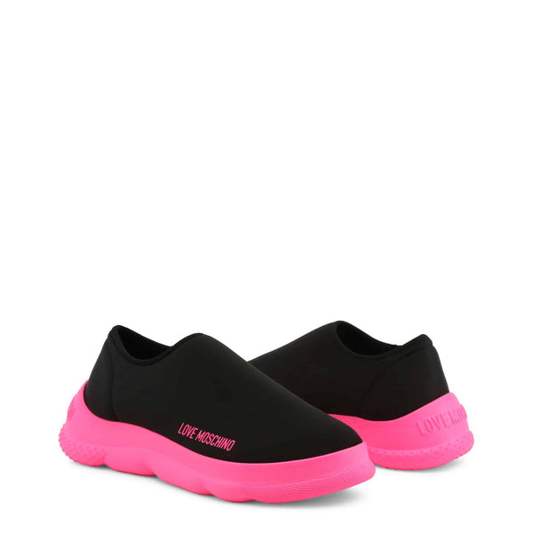 Love Moschino JA15564G0EIM2 Scarpe Sneakers Donna Nero - BeFashion.it