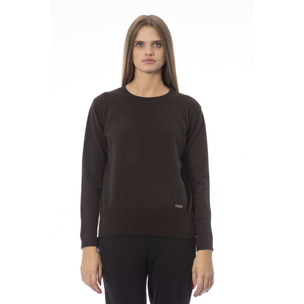 Baldinini Trend MATERA AD8800CE Maglia Maglione Donna Marrone - BeFashion.it