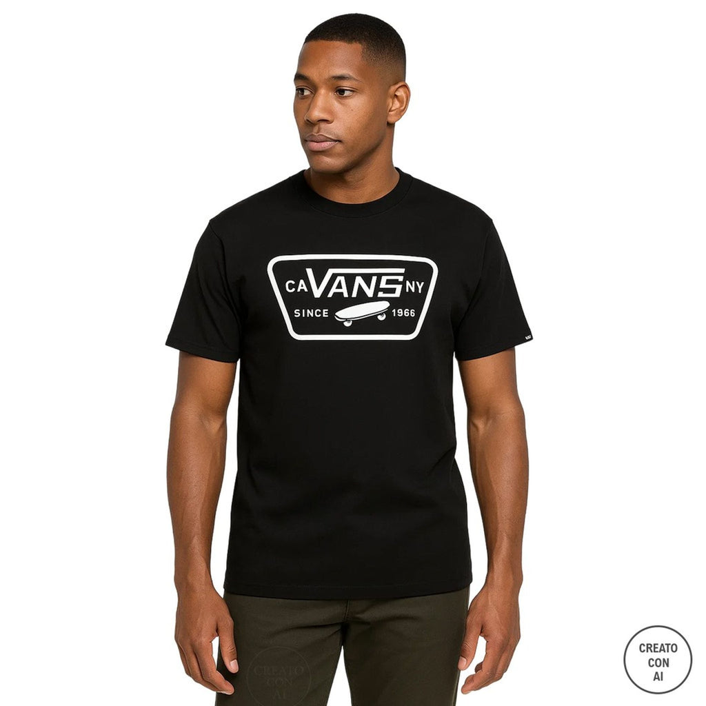 Vans VN000QN8Y281 T-shirt Maglietta Uomo Nero