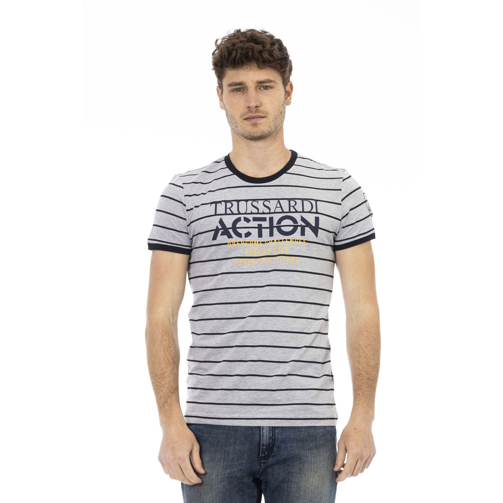 Trussardi Action 2AT24 R T-shirt Maglietta Uomo Grigio