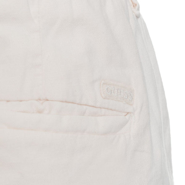 Guess M4GB28 WFBXA Pantaloni Uomo Bianco
