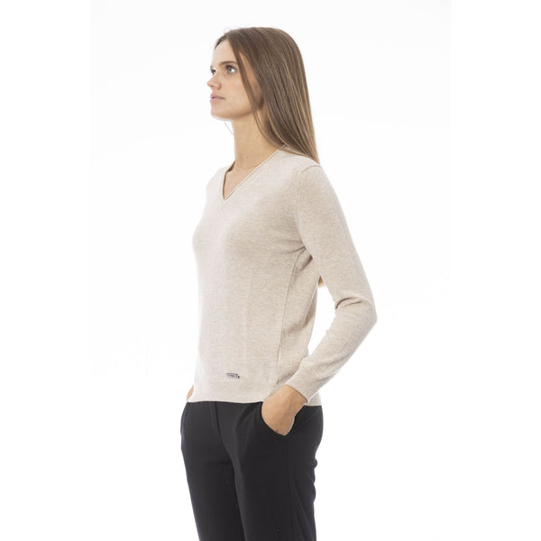 Baldinini Trend GENOVA DV8018 Maglia Donna Beige - BeFashion.it