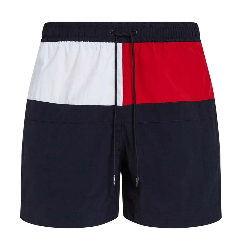 Tommy Hilfiger UM0UM03259 Costume da Bagno Boxer Pantaloncini Uomo Blu Navy