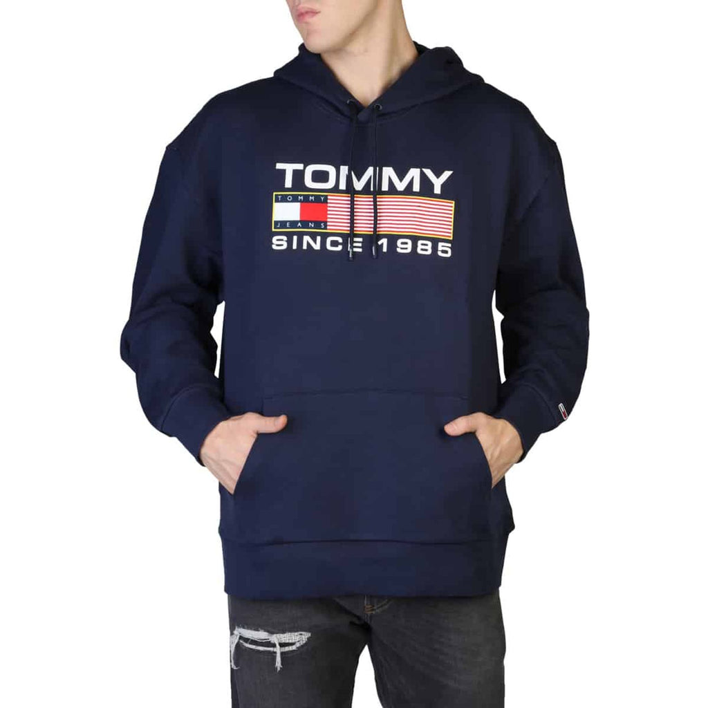Tommy Hilfiger DM0DM15009 Felpa Uomo Blu Navy - BeFashion.it