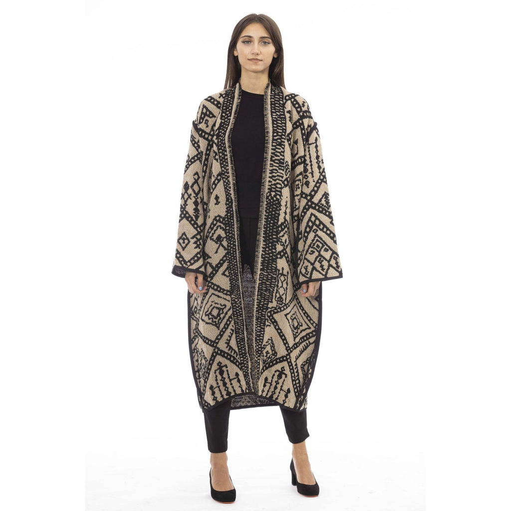 Alpha Studio AD8730N Cappotto Donna Made in Italy Marrone - BeFashion.it