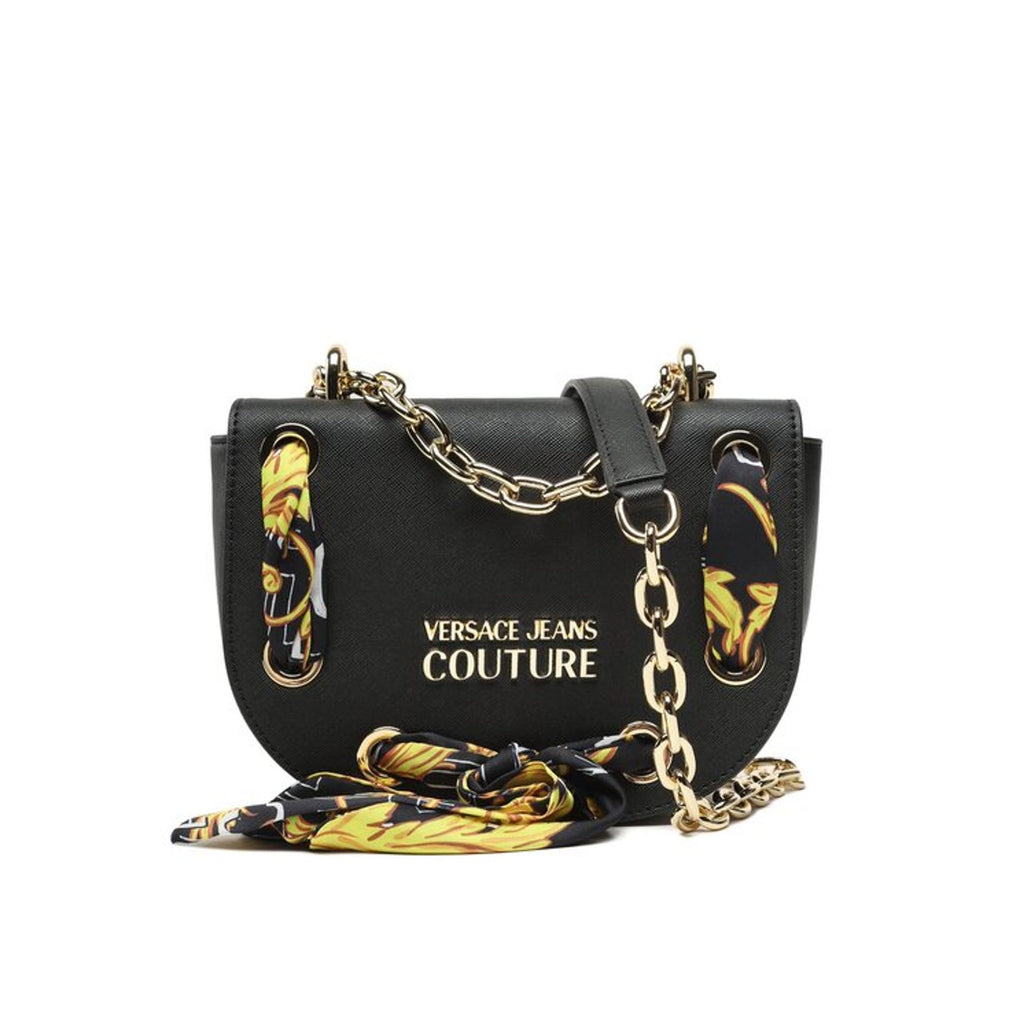 Versace Jeans 74VA4BACZS467 Borsa a Tracolla Donna Nero Oro